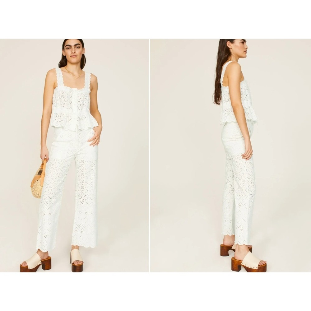 Veronica‎ Beard Riggs Eyelet Pants